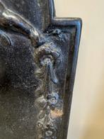 Gietijzer vuurplaat /haardplaat, Huis en Inrichting, Haarden, Ophalen, Gebruikt, Vrijstaande haard, Gietijzer