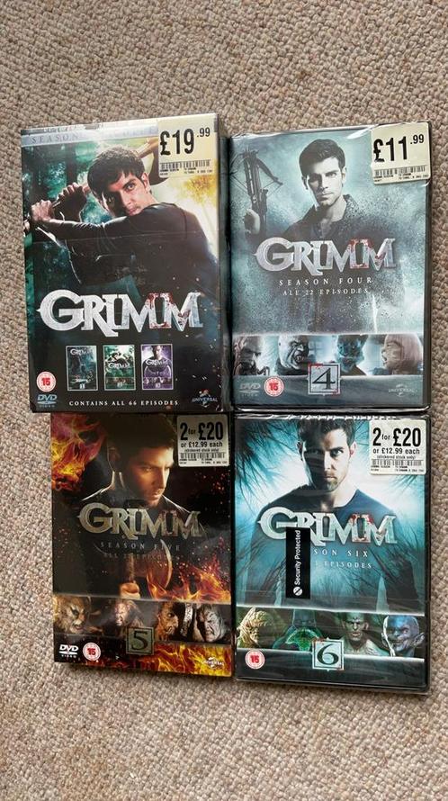 GRIMM Seizoen 1 t/m 6 compleet., Cd's en Dvd's, Dvd's | Science Fiction en Fantasy, Nieuw in verpakking, Fantasy, Boxset, Vanaf 16 jaar
