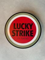 Reclamebord Lucky Strike reclame, wit, aluminium, 40x40cm, Verzamelen, Merken en Reclamevoorwerpen, Verzenden, Nieuw, Reclamebord