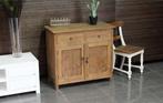 Nieuwe dressoirs / sidetable wit / teak - dressoir bij TEAK2, Huis en Inrichting, Kasten | Dressoirs, Met deur(en), Nieuw, Ophalen of Verzenden