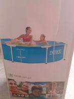 Intex metal frame pool 2.4m met afdekzeil, Ophalen, Minder dan 80 cm, Rond, Nieuw