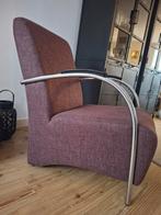 Fauteuil, aubergine, Huis en Inrichting, Fauteuils, Ophalen, 75 tot 100 cm, 50 tot 75 cm