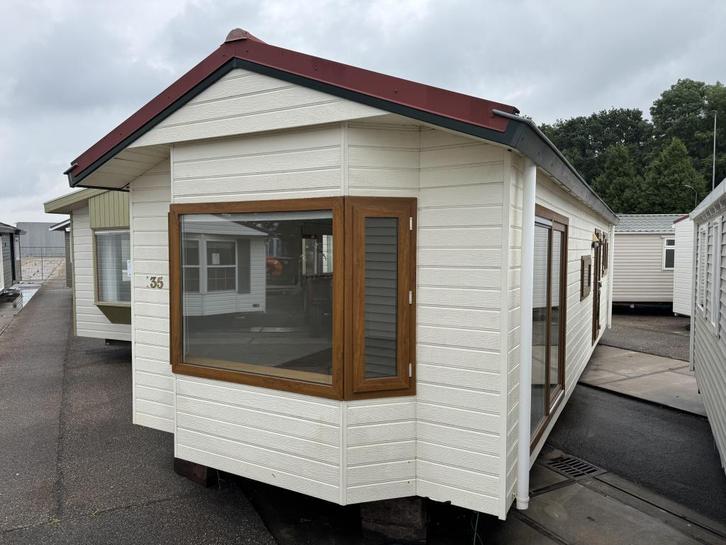 Maat Chalet 10 x 3.80 m 2 Slp Winterhard, Caravans en Kamperen, Stacaravans