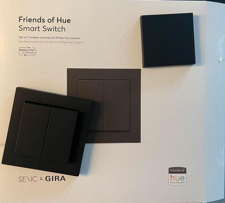 Nieuwe Senic Gira Zwart Mat Schakelaar, Doe-het-zelf en Verbouw, Elektra en Kabels, Nieuw, Schakelaar, Ophalen of Verzenden