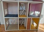 Vinted degelijk houten poppenhuis met vinted meubeltjes, Ophalen, Gebruikt, Poppenhuis