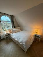 Ikea 2pers bed 160x200 + 4 onder lades & 2 nacht kastjes, Ophalen, Wit, Tweepersoons, Zo goed als nieuw