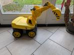 Gele loop speelgoed graafmachine, Ophalen, Zo goed als nieuw