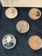 Herdenking slag bij waterloo 1815/1990, Setje, Koningin Beatrix, Zilver, Overige waardes