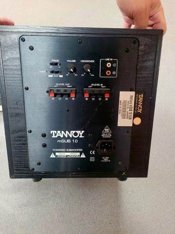 Tannoy mSUB 10 Subwoofer - Krachtige Bass beschikbaar voor biedingen