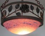 art deco smeedijzeren lamp luster Schneider 11, Antiek en Kunst, Ophalen