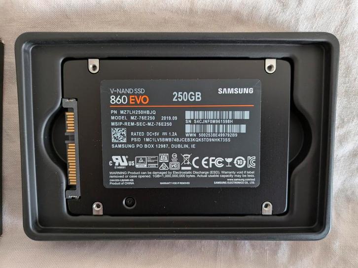 Samsung 860 EVO 250GB, Computers en Software, Harde schijven, Nieuw, Laptop, Intern, Ophalen of Verzenden