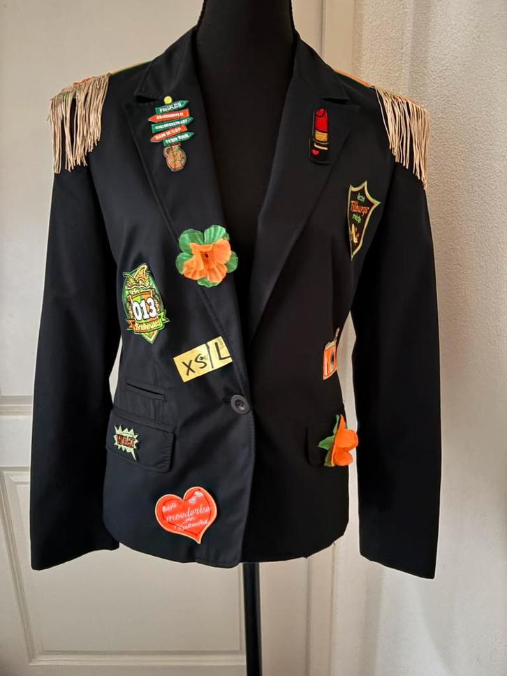 (L) Kruikenstad Colbert/Jas maat XS emblemen epauletten, Kleding | Dames, Carnavalskleding en Feestkleding, Zo goed als nieuw