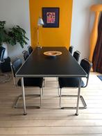 Gispen Dutch Originals eettafel stoelen type 101 XL, Huis en Inrichting, Stoelen, Ophalen of Verzenden, Zo goed als nieuw, Zwart