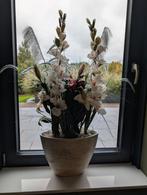 2x mooie pot met kunstbloemen, Huis en Inrichting, Ophalen, Gebruikt
