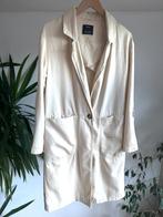 Trench coat creme jas van Bershka, Verzenden, Beige, Bershka, Maat 34 (XS) of kleiner