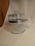 Vintage jaren 70 USA Pyrex glass percolator 7756, Witgoed en Apparatuur, Koffiezetapparaten, 4 tot 10 kopjes, Overige modellen