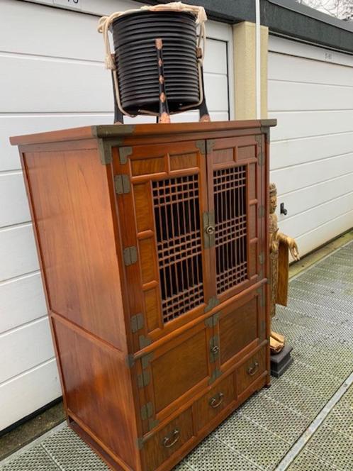 Koreaanse Buffetkast met dubbele lades, Huis en Inrichting, Kasten | Buffetkasten, Gebruikt, Verzenden