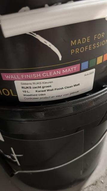 Karaat wall clean matt Rijks zacht groen beschikbaar voor biedingen
