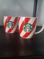 Starbucks mokken rood met wit gestreept, Ophalen of Verzenden, Nieuw, Overige stijlen, Kop(pen) en/of Schotel(s)