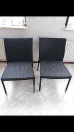 Tuinstoelen zwart, Tuin en Terras, Ophalen, Nieuw, Aluminium