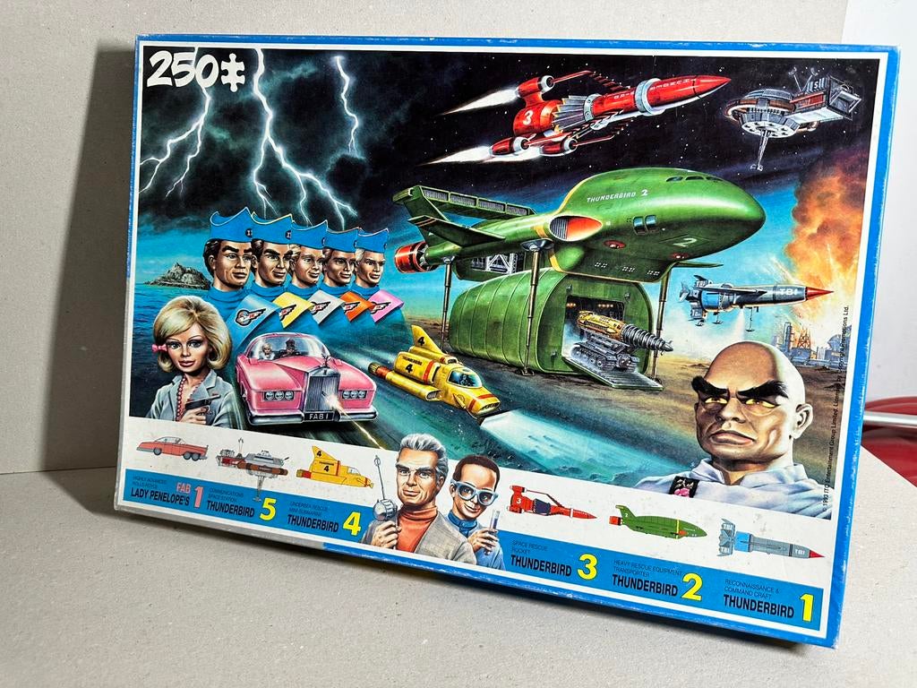 Thunderbirds Puzzle 250 stukjes 1998 van King, Ophalen of Verzenden