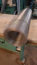 RVS gaas 1x rol 12x12mm raster 8mtr lang, Ophalen, Nieuw, Overige metalen