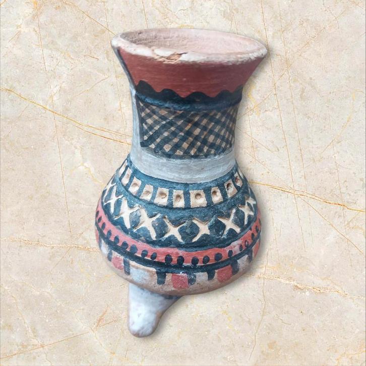 Vintage vaasje Aztekcultuur, Antiek en Kunst, Antiek | Vazen, Ophalen of Verzenden