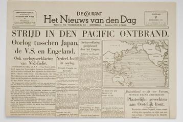 9 december 1941 - Het Nieuws van den Dag | Heruitgave 1994 beschikbaar voor biedingen