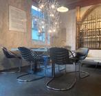 6 Minotti Cortina Dining stoelen, Huis en Inrichting, Ophalen, Zwart, Vijf, Zes of meer stoelen