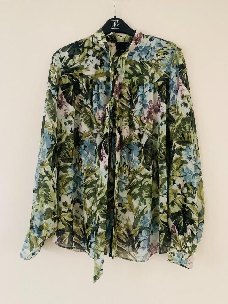 Prachtig setje van Pinko maat 36, Kleding | Dames, Blouses en Tunieken, Zo goed als nieuw, Maat 36 (S), Blauw, Ophalen of Verzenden