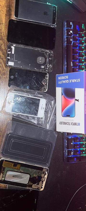 Telefoon onderdelen iphone/Samsung beschikbaar voor biedingen