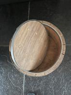 Authentieke kaas vat, Ophalen, Gebruikt, 50 tot 100 cm, Eikenhout