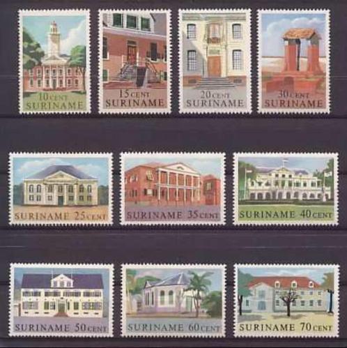 Suriname NVPH nr 361/70 postfris Monumenten 1961, Postzegels en Munten, Postzegels | Suriname, Postfris, Verzenden