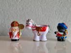Fisher Price set Sinterklaas, Zwarte Piet en Paard, Diversen, Sinterklaas, Ophalen of Verzenden, Zo goed als nieuw