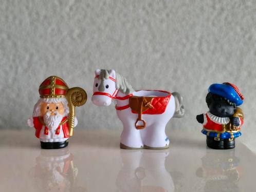 Fisher Price set Sinterklaas, Zwarte Piet en Paard, Diversen, Sinterklaas, Zo goed als nieuw, Ophalen of Verzenden