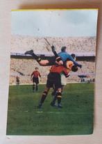 Oud voetbalplaatje Nederland-België 1955, Verzamelen, Ophalen of Verzenden, Gebruikt