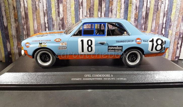 1970 Opel Commodre A Steinmetz NO 18 1:18 Minichamps, Hobby en Vrije tijd, Modelauto's | 1:18, Nieuw, Auto, MiniChamps, Verzenden