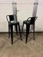 Partij 64 stuks Luxe metalen Tolix barkrukken zwart nieuw, Ophalen, Zo goed als nieuw, Metaal, 60 tot 90 cm