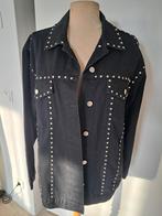 Spijkerjasje met studs maat XXL zwart, Kleding | Dames, Verzenden, Zo goed als nieuw, Zwart