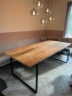 Eetkamertafel teak Odeon, Ophalen, Gebruikt, 200 cm of meer, Vijf personen of meer