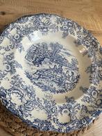 Blauw wit vintage bord BP, Ophalen of Verzenden