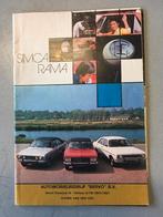 Diversen Simca instructie boeken vraagbaken, Ophalen of Verzenden