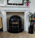 Kachel met Schouw en Kolenkit, Huis en Inrichting, Kachels, Gebruikt, Ophalen of Verzenden, Vrijstaand, Hout