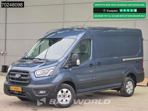 Ford Transit 165pk Automaat 2025 model Dubbele schuifdeur L2, Auto's, Bestelauto's, Bedrijf, Te koop, Achteruitrijcamera, Airconditioning