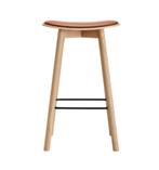 Barkruk Barley Light oak, Ophalen, 60 tot 90 cm, Nieuw, Hout