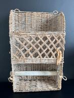 Keukenrolhouder Riet Rotan Vintage, Gebruikt, Mand, Ophalen of Verzenden, Riet