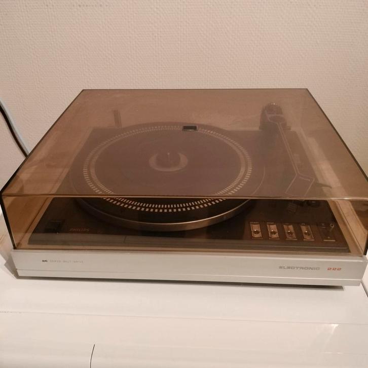 Philips 222 Platenspeler - Vintage Topstaat!, Audio, Tv en Foto, Platenspelers, Zo goed als nieuw, Platenspeler, Philips, Ophalen