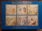 Beatrix Potter puzzels 6 in 1 doos, Ophalen of Verzenden, 10 tot 50 stukjes, Zo goed als nieuw