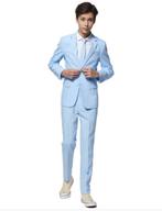 OppoSuits Lichtblauw Kostuum kind jongens Maat 170/176 16 Y), Blauw, Opposuits, Nieuw, Overige maten