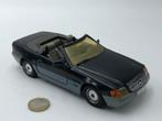 Mercedes 500 SL Blauw, Majorette, Hobby en Vrije tijd, Modelauto's | 1:24, Ophalen of Verzenden, Gebruikt, Auto, Overige merken